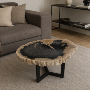 Versteend Hout Bijzettafel