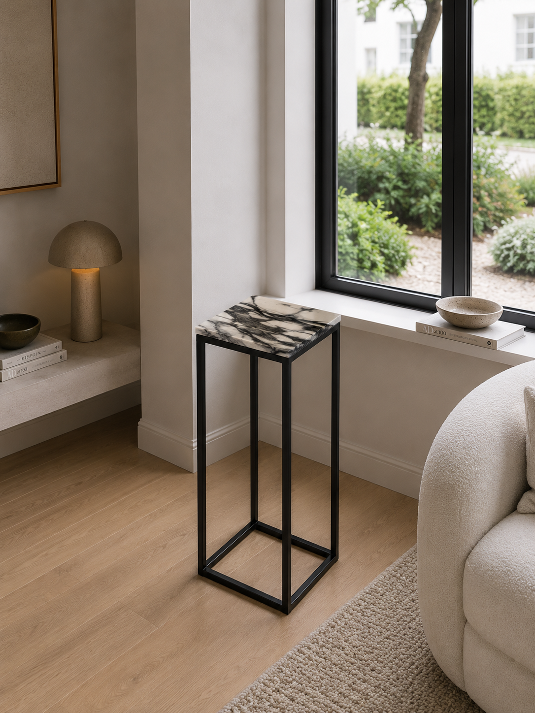 marmer-zuil-calacatta-black