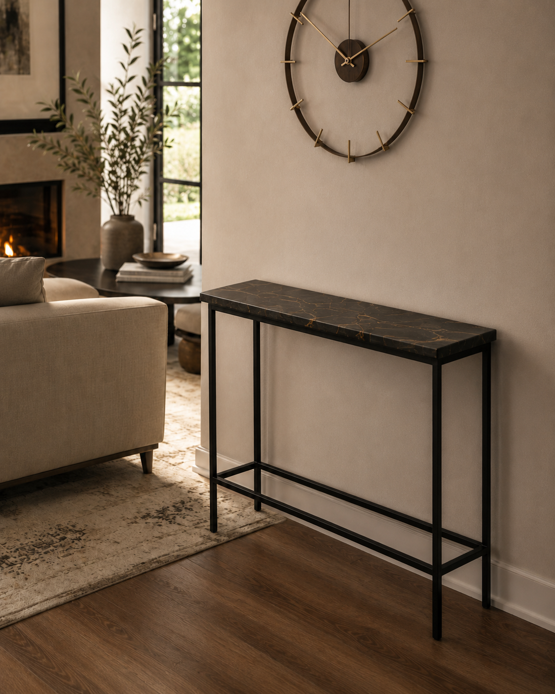 Port Laurent marmer sidetable op maat.