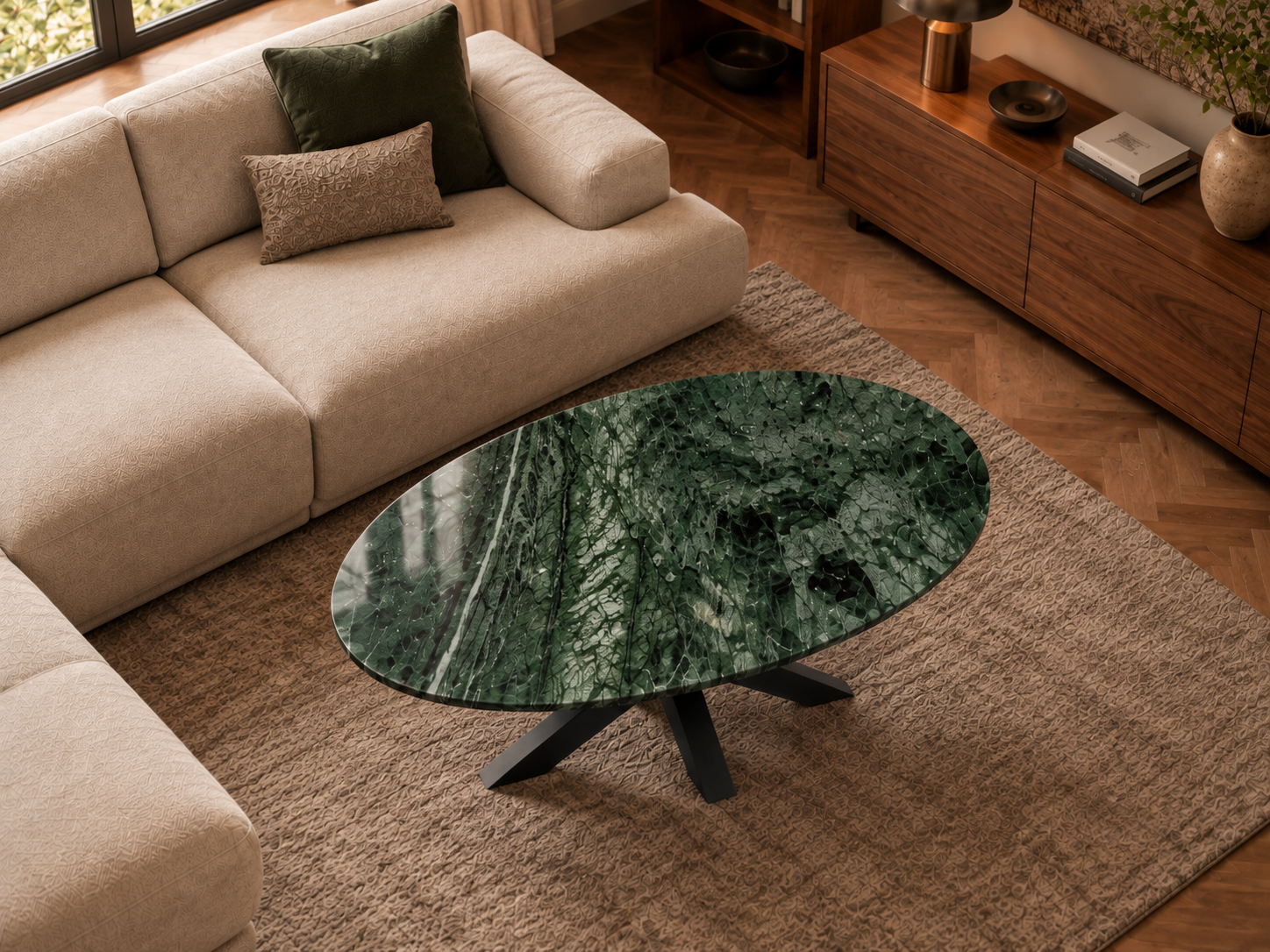 Verde De Rajasthan Salontafel - Afbeelding 2