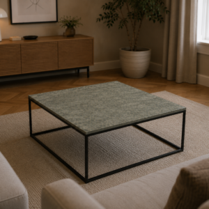 Jade Green Kwartsiet salontafel op maat