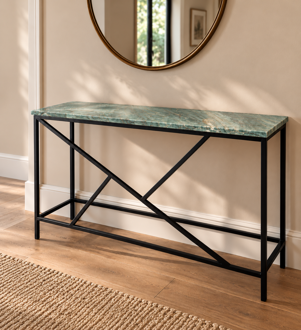 Botanic Green Kwartsiet Sidetable