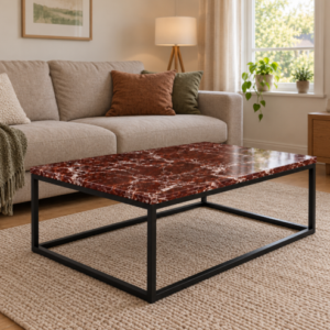 Rosso Levanto marmeren Salontafel