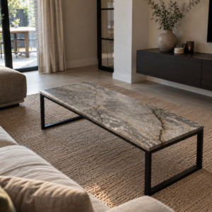 Silver Rivier marmer Salontafel