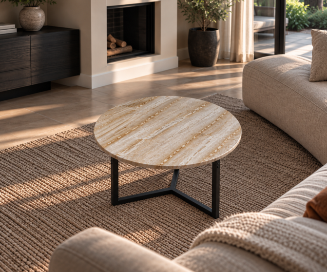 Taj Mahal Salontafel Rond