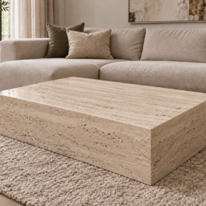 Travertin Bloktafel Salontafel